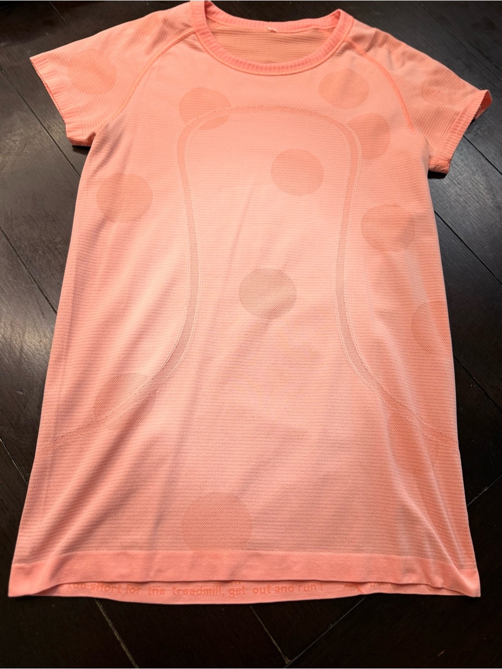 lululemon athletica Short-Sleeve Performance Tee - Orange Size 6